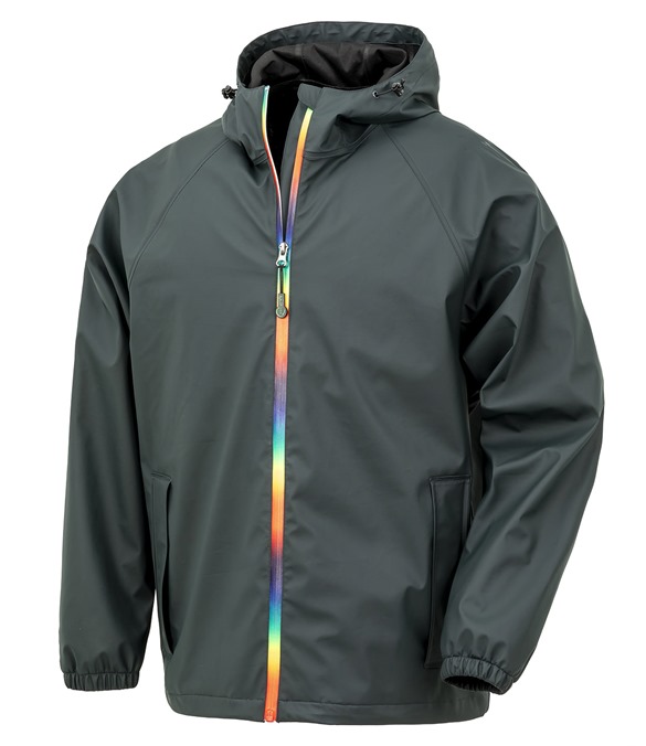 Prism PU waterproof jacket with recycled backing