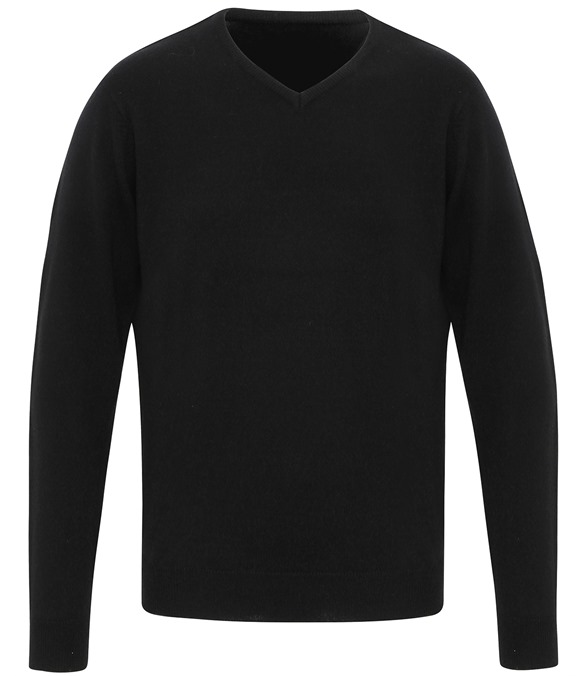 'Essential' acrylic v-neck sweater