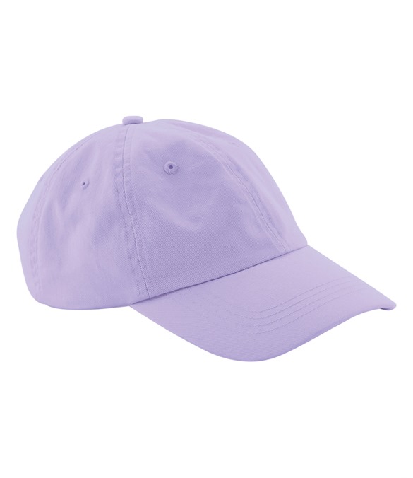 Junior low-profile 6-panel dad cap