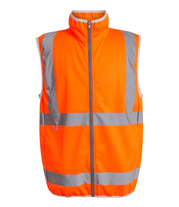 Pro hi-vis full-zip gilet