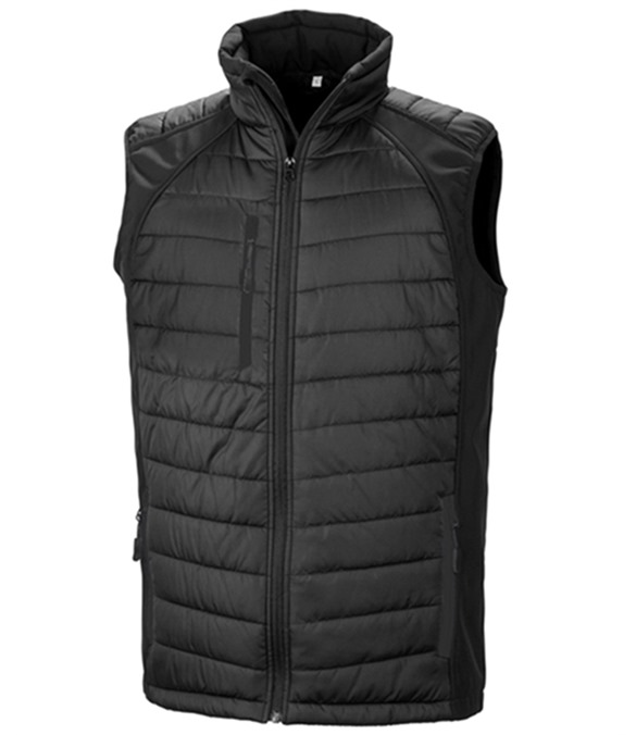 Compass padded softshell gilet