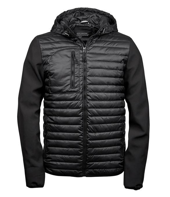 Hooded crossover jacket (9628)