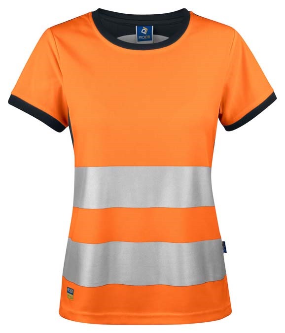 6012 T-SHIRT WOMEN&#39;S EN ISO 20471 CLASS 2/1