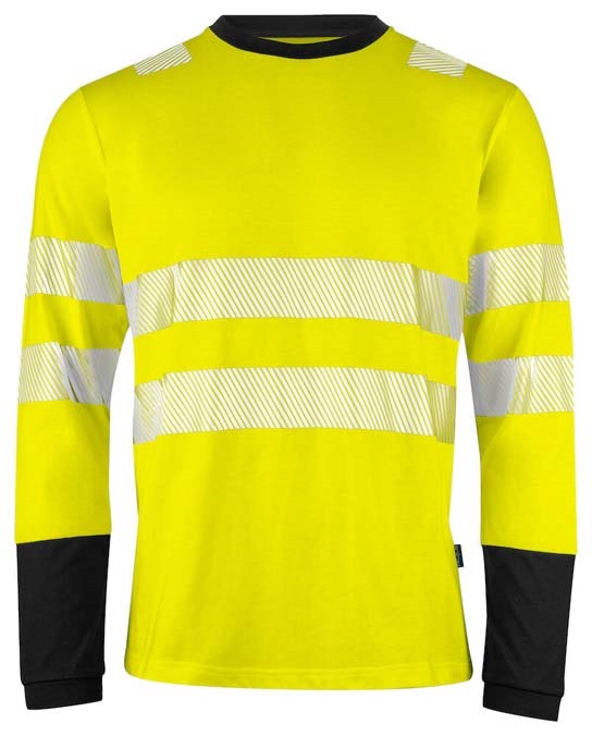 6014 T-SHIRT LONG SLEEVE EN ISO 20471 CLASS 3/2