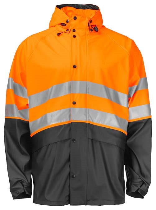 6431 RAIN JACKET SHORT EN ISO 20471 CLASS 3/2