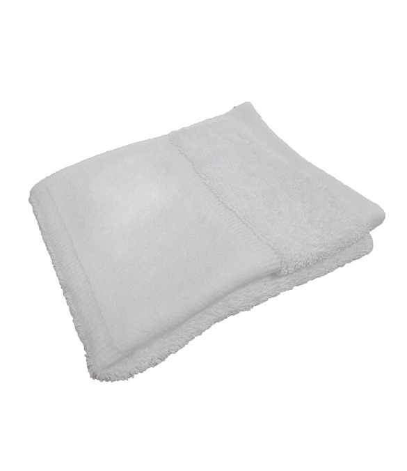 Organic guest towel with printable border