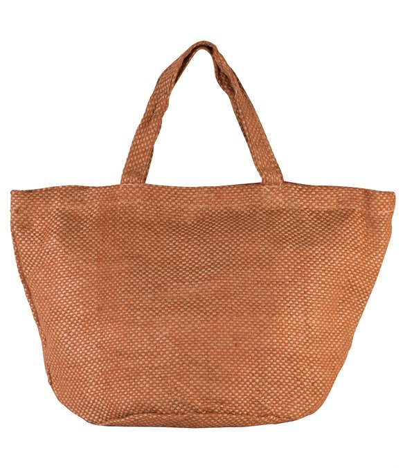100% natural yarn dyed jute bag