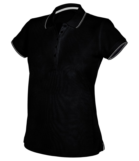 Women's short sleeve polo shirt