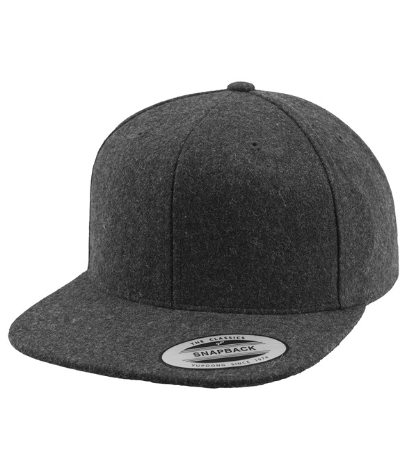 Melton wool snapback (6689M)