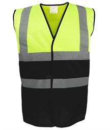 Hi-vis two-tone waistcoat (HVW122)