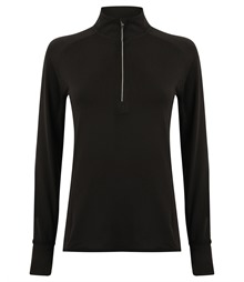 Women's long-sleeved ¼ zip top