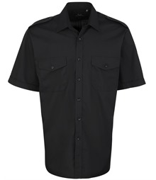 Short sleeve pilot shirt