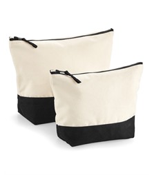 Dipped base canvas accessory bag