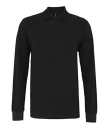Men's classic fit long sleeved polo
