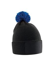 Kids snowstar patch beanie