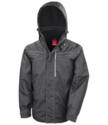 Denim texture rugged jacket