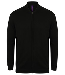 Unisex zip-through cardigan