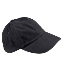 Low-profile heavy brushed cotton cap