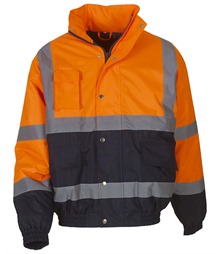 Hi-vis two-tone bomber jacket (HVP218)