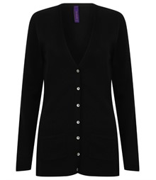 Women's v-button cardigan