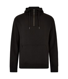 Regular fit 1/4 zip hoodie