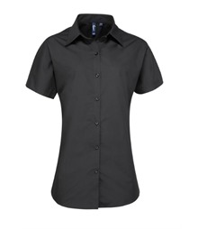 Women's supreme poplin short sleeve shirt