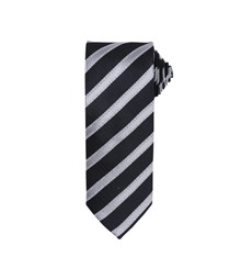 Waffle stripe tie