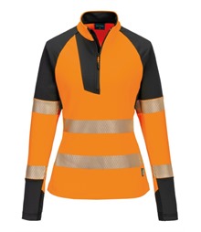 Women?s PW3 Hi-vis ?-zip sweatshirt (T173)