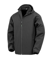 Recycled 3-layer printable hooded softshell