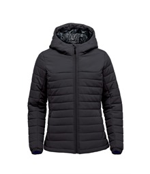 Women?s Nautilus quilted hooded jacket