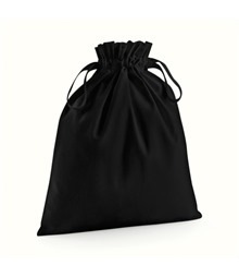 Organic cotton drawcord bag