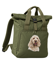 Personalised Recycled Roll-Top Backpack 