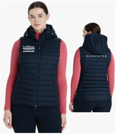 Grassroots LeMieux Rose Hooded Puffer Gilet