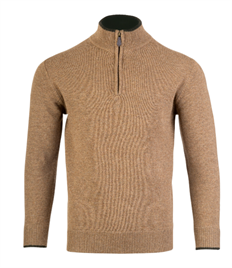 Ashcombe 100% Lambswool Zipknit
